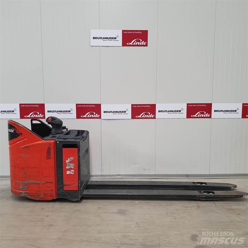 Linde T20SP-lang Električni nizko dvižni viličar