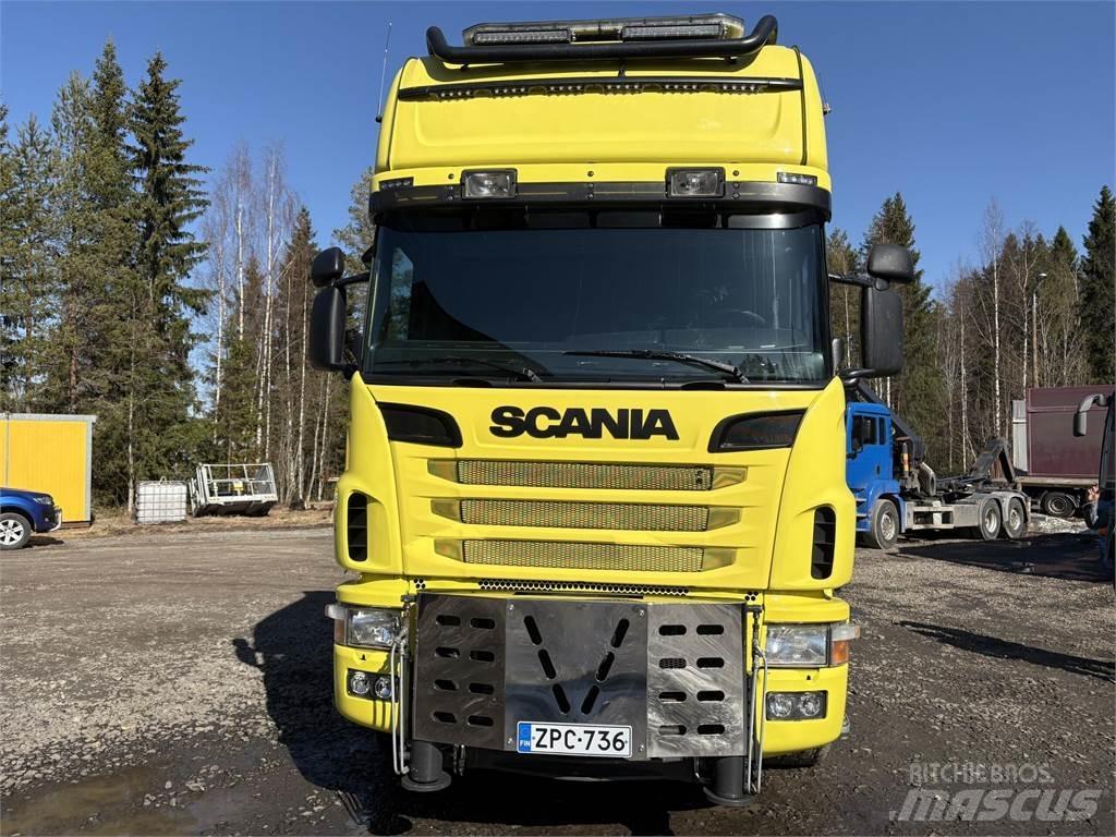 Scania R164G 8*4 Tovornjaki z žerjavom