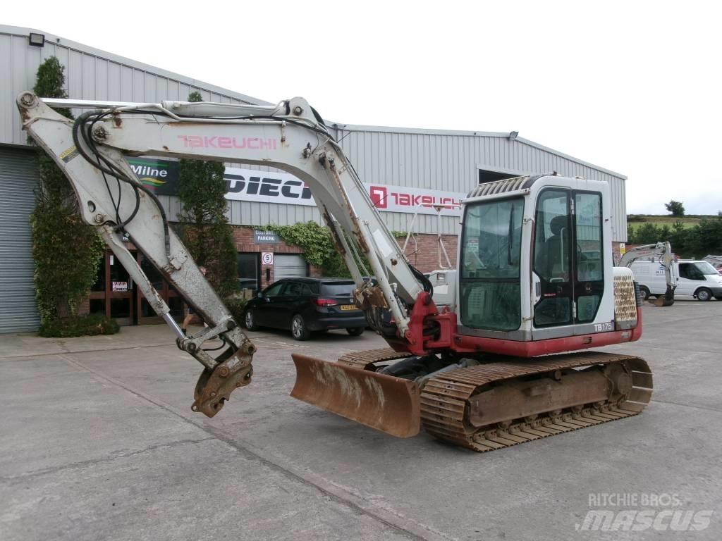 Takeuchi TB 175 Midi bagri 7t – 12t
