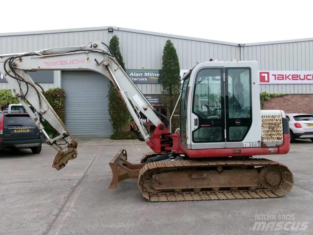 Takeuchi TB 175 Midi bagri 7t – 12t