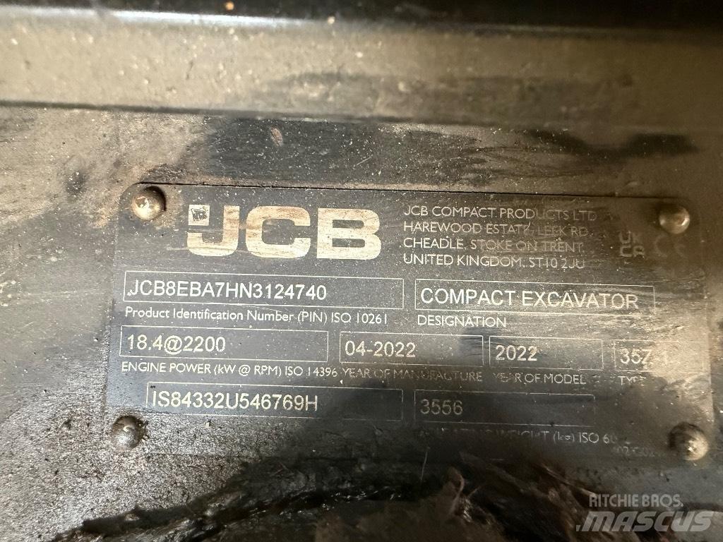 JCB 35Z-1 Mini bagri <7t