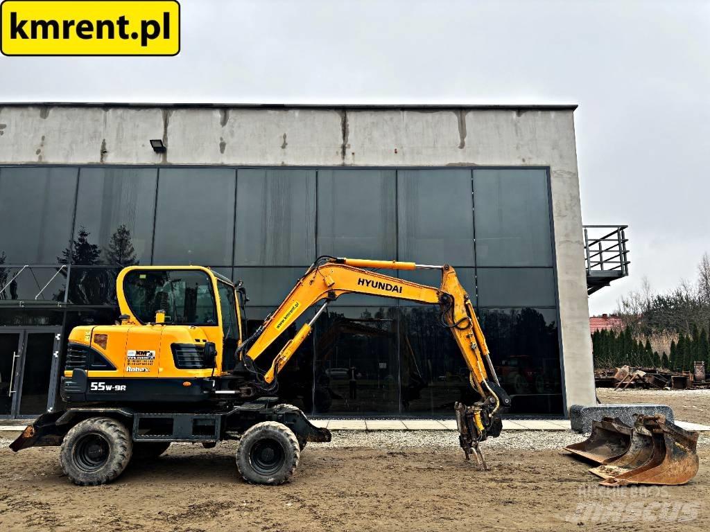 Hyundai Robex 55-9 A Bagri na kolesih