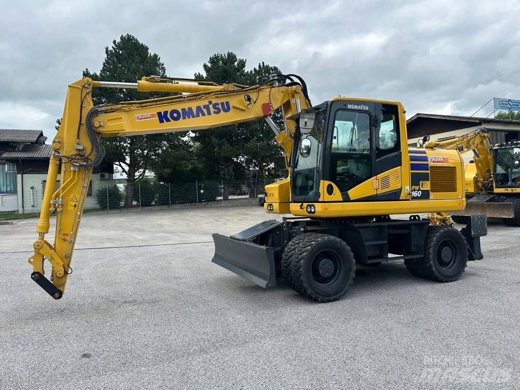 Komatsu PW 160-11EO Bagri na kolesih
