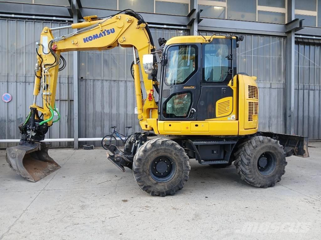 Komatsu PW 98 MR-11 Bagri na kolesih