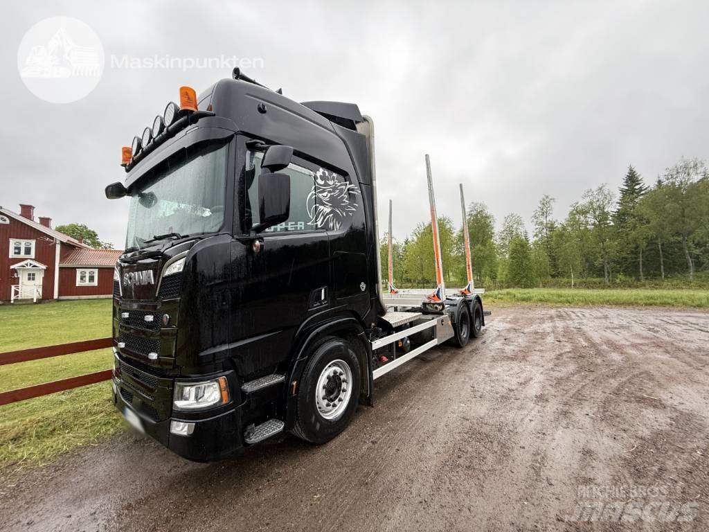 Scania R 580 Tovornjaki za hlode