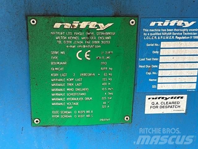 Niftylift HR 21 D E Zglobne dvižne ploščadi