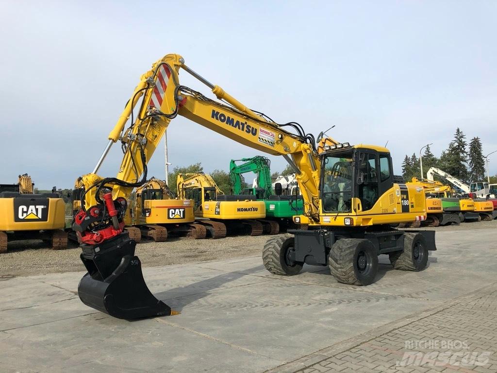 Komatsu PW180-7EO Bagri na kolesih