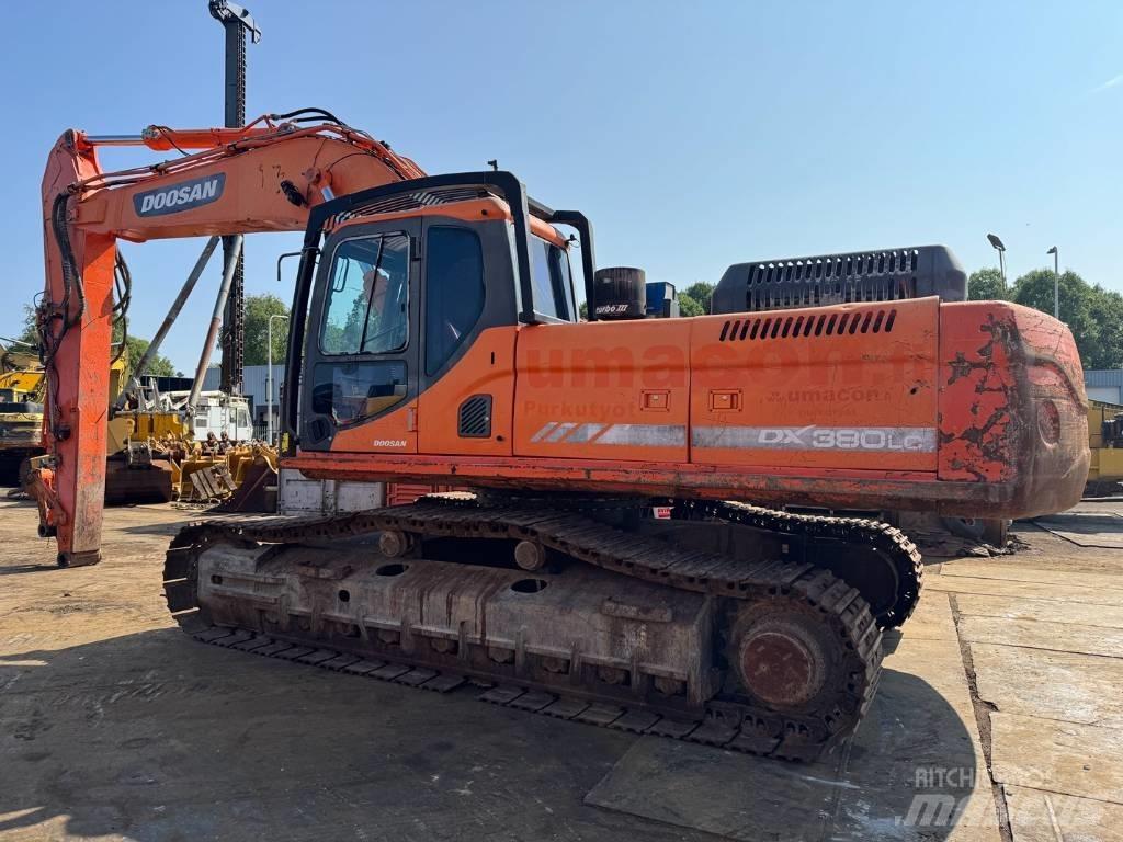 Doosan DX 380 LC Bagri goseničarji