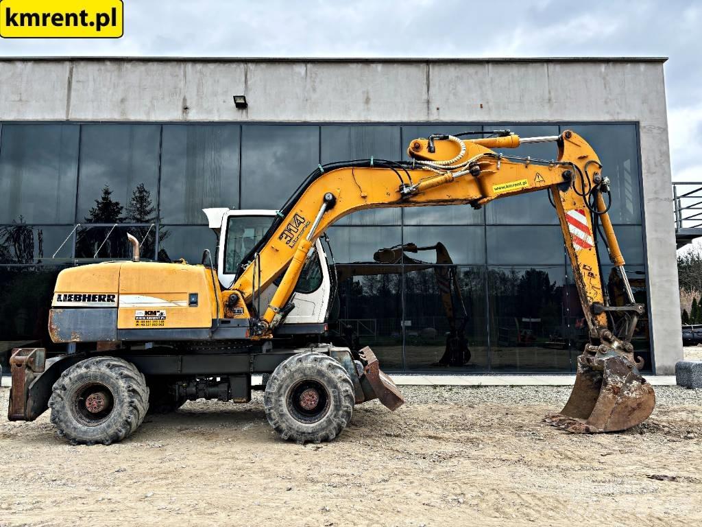 Liebherr A 314 Bagri na kolesih