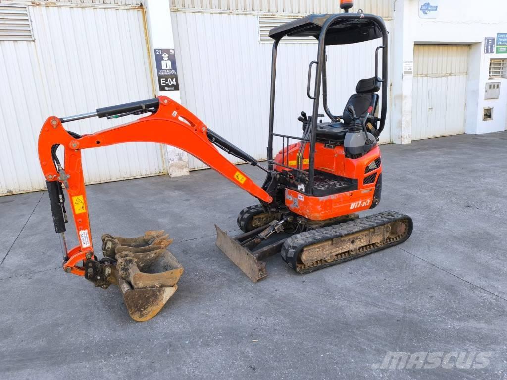 Kubota U 17-3 Mini bagri <7t