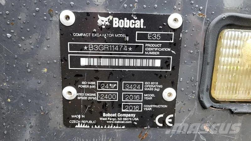 Bobcat E35 - 3500 KG Mini bagri <7t