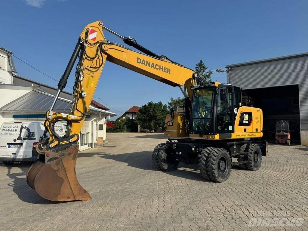 CAT M 318 F Bagri na kolesih