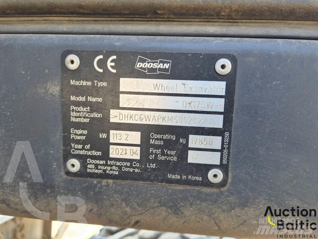Doosan DX 170 W-5 Bagri na kolesih