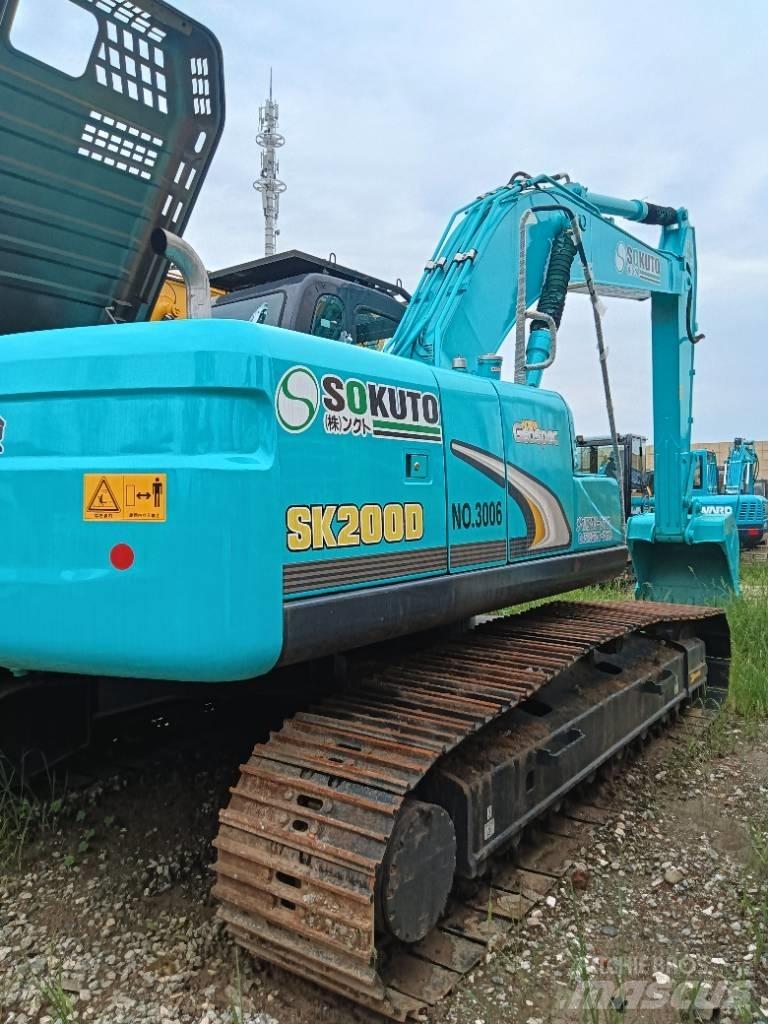 Kobelco SK 200 Midi bagri 7t – 12t