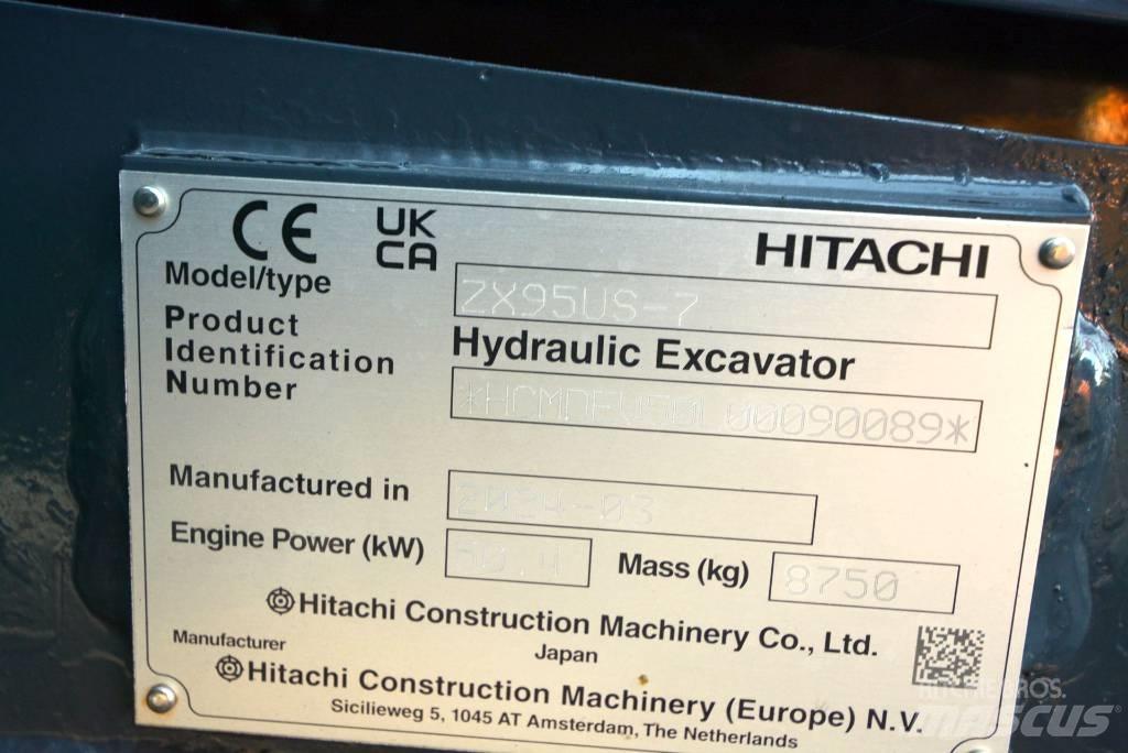 Hitachi ZX 95 US-7 Midi bagri 7t – 12t