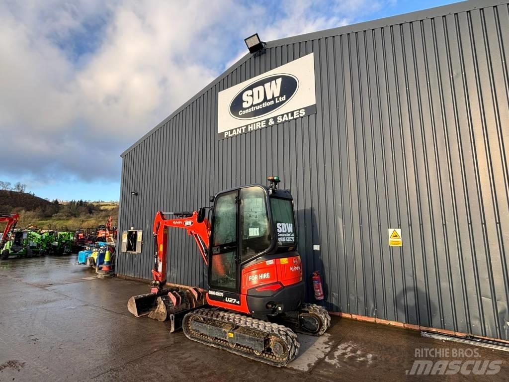 Kubota U 27-4 Mini bagri <7t