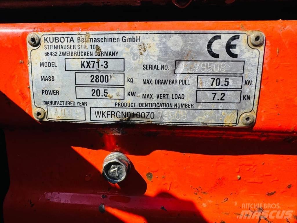 Kubota KX 71-3 Mini bagri <7t