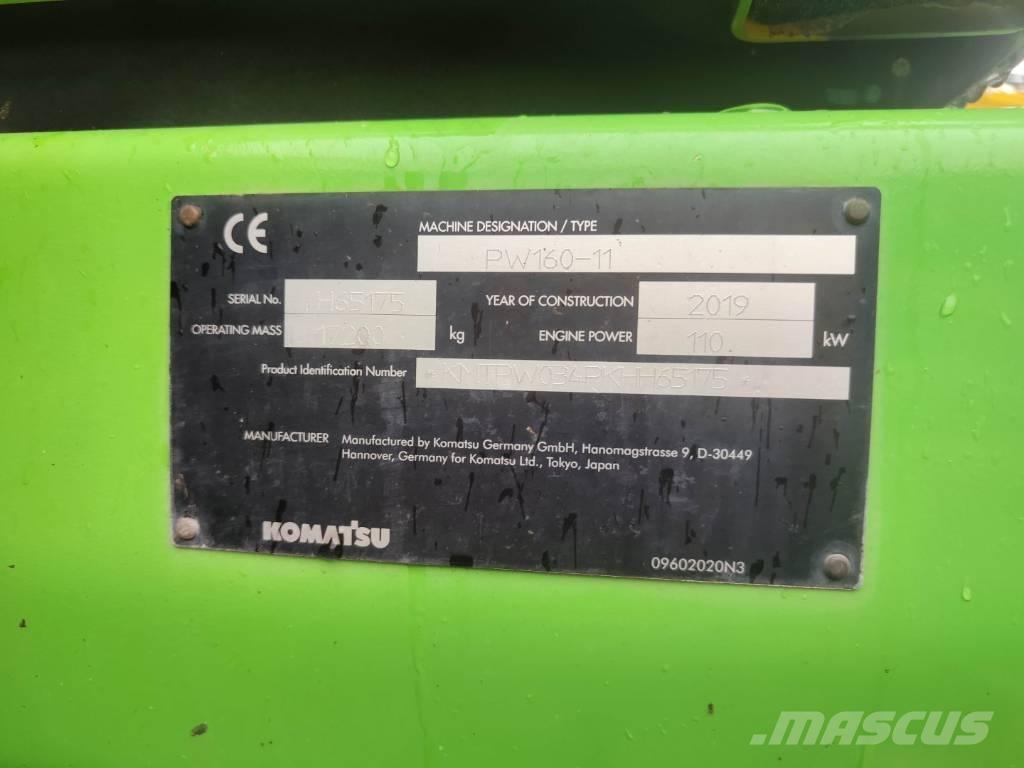 Komatsu PW 160-11 Bagri na kolesih