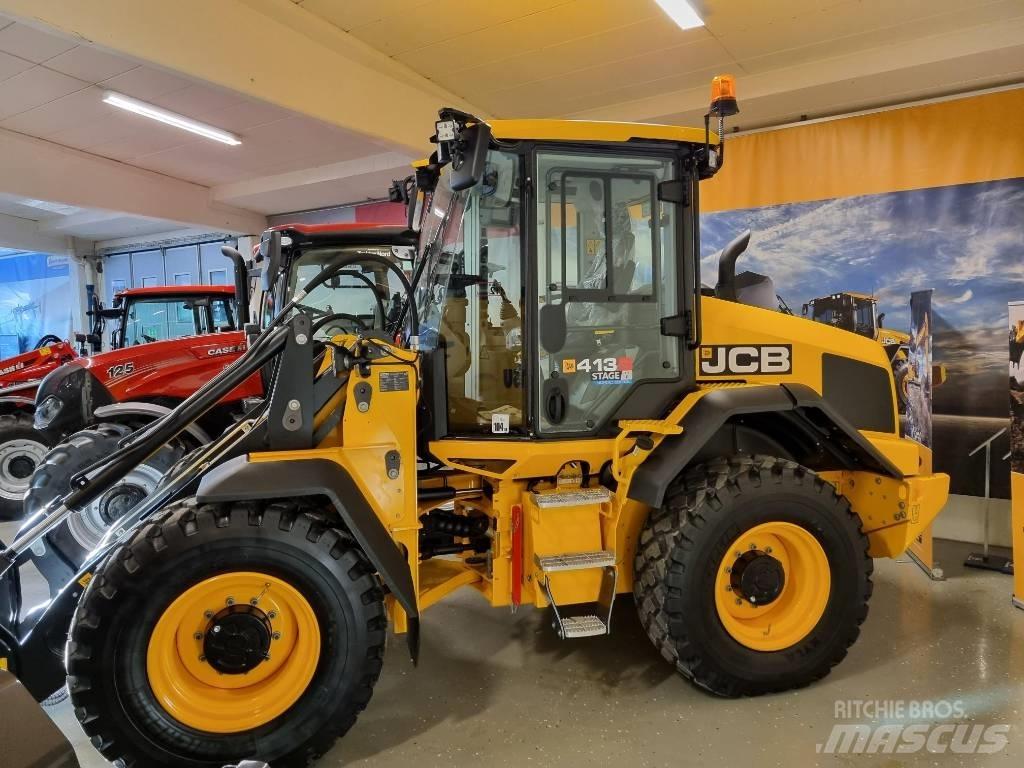 JCB 413 S Steg V Kolesni nakladalci