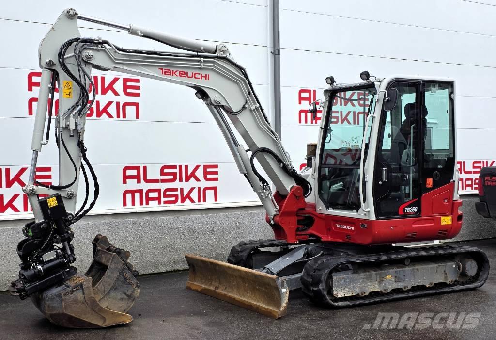 Takeuchi TB 260 Mini bagri <7t
