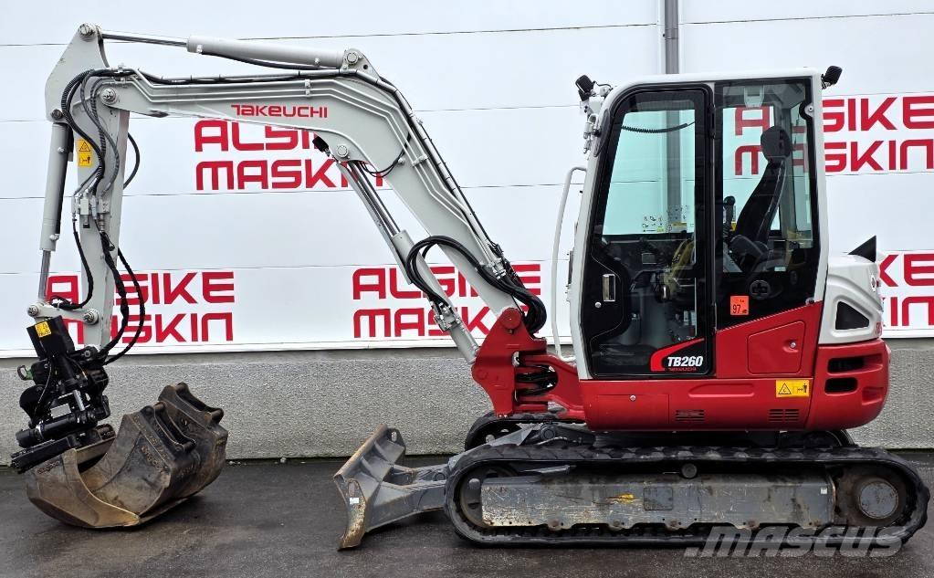Takeuchi TB 260 Mini bagri <7t