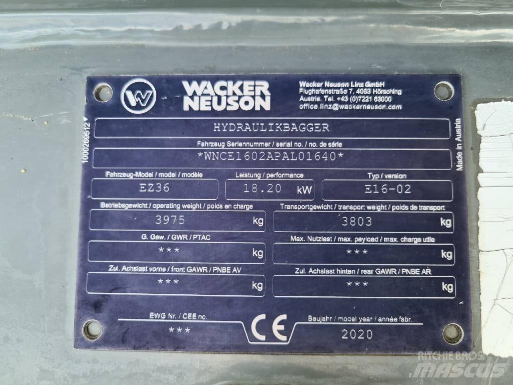 Wacker Neuson EZ36 Bagri goseničarji