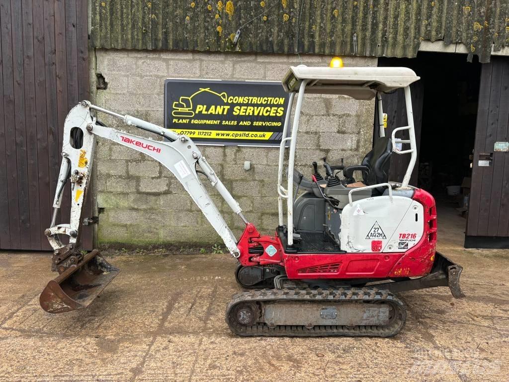 Takeuchi TB 216 Mini bagri <7t