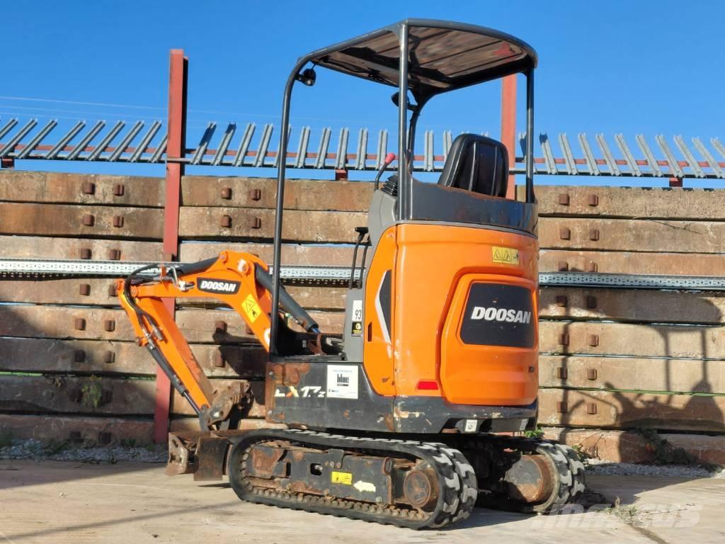 Doosan DX17Z Mini bagri <7t