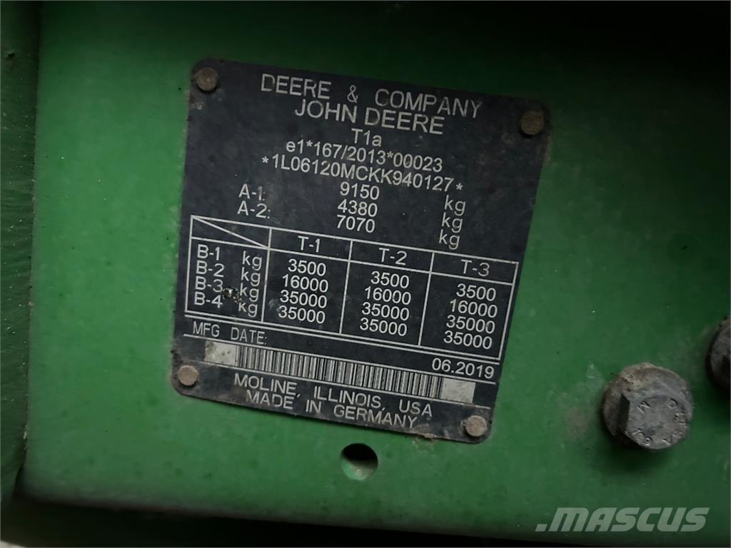 John Deere 6120M Traktorji