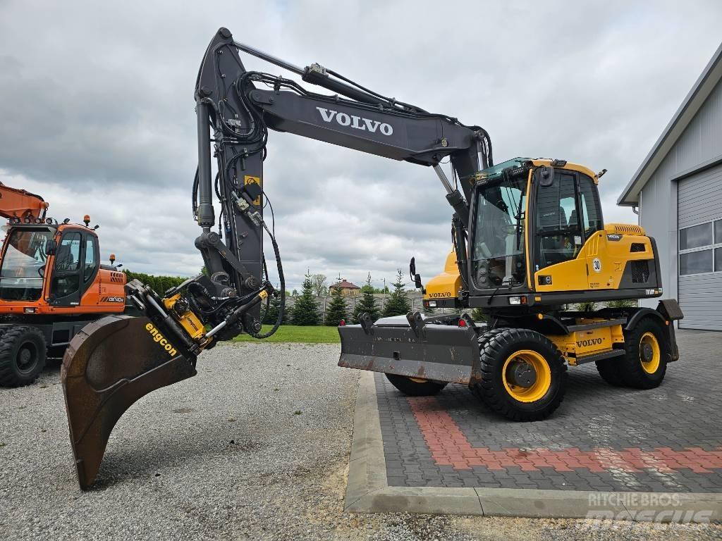 Volvo EW 160 D Bagri na kolesih