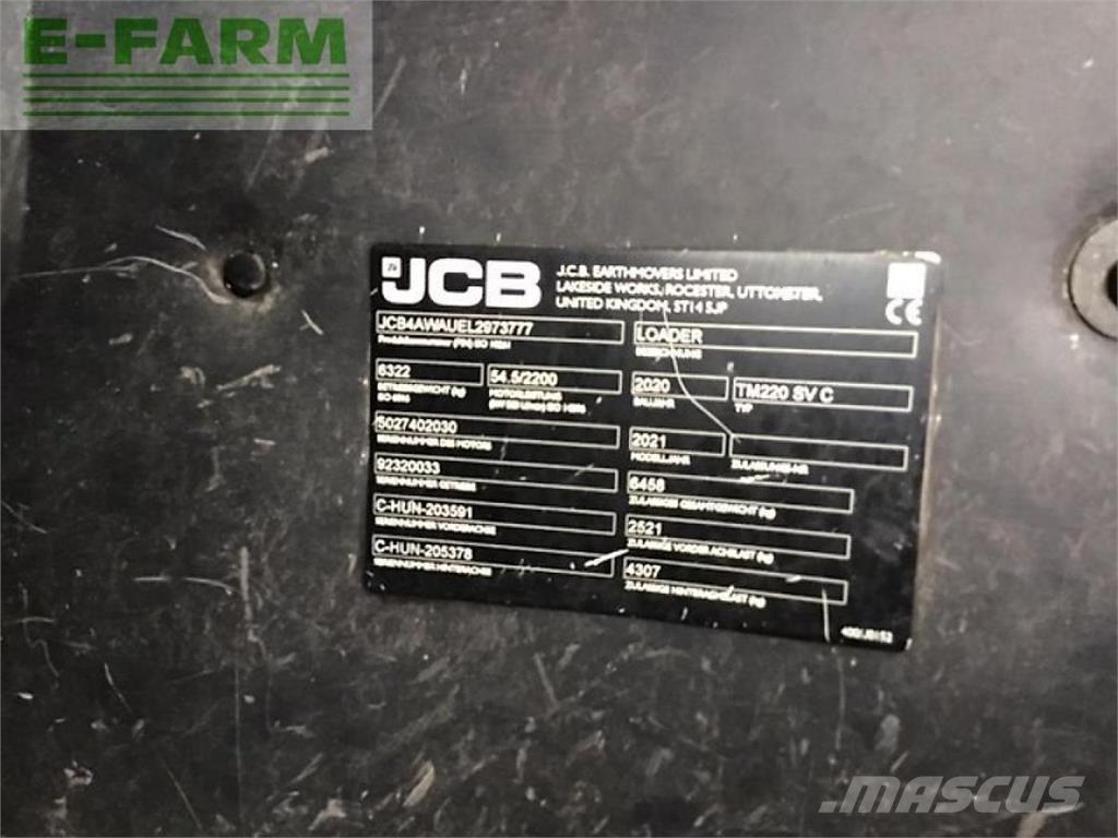 JCB tm 220 Kmetijski teleskopski nakladalci