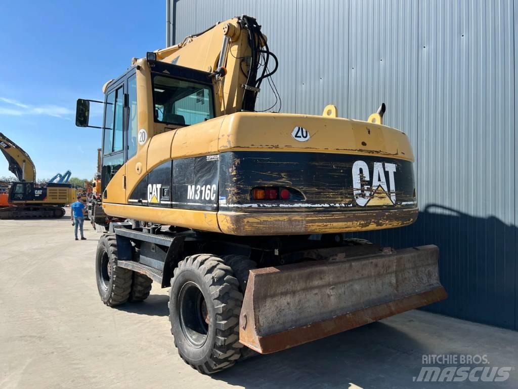 CAT M316C Bagri na kolesih