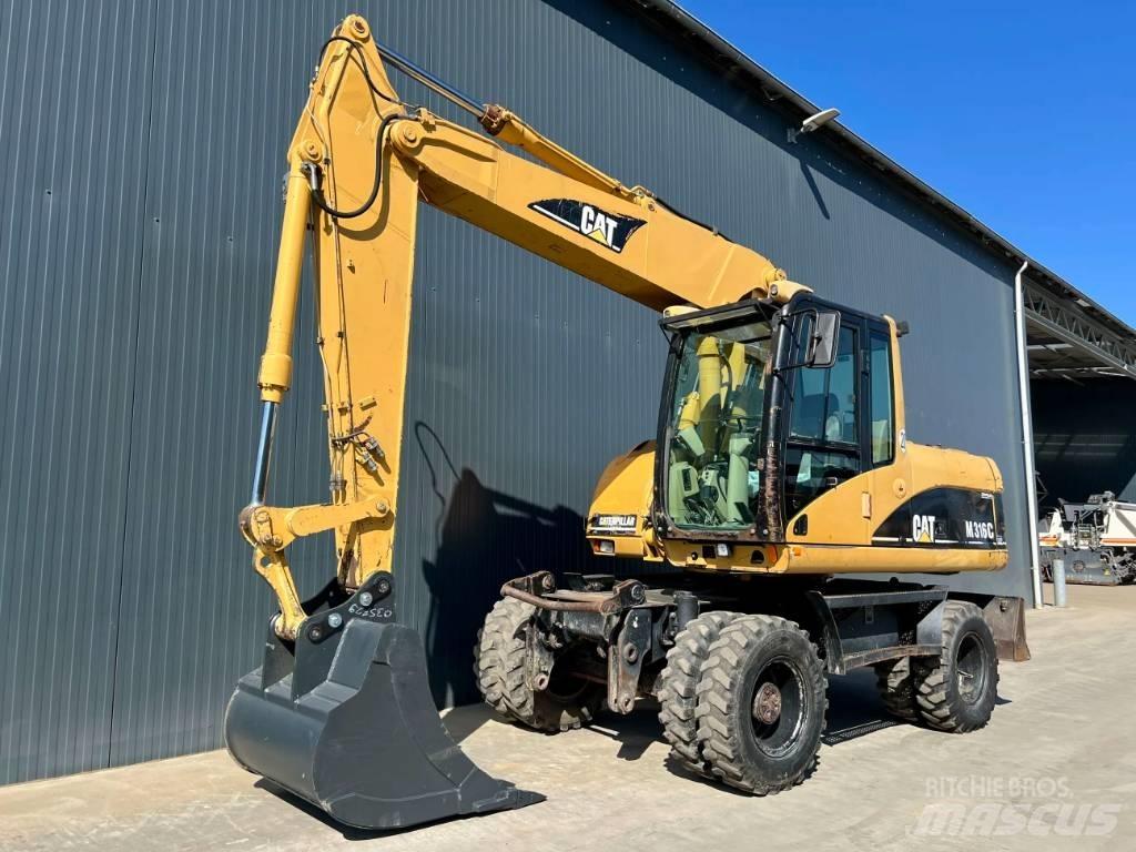 CAT M316C Bagri na kolesih