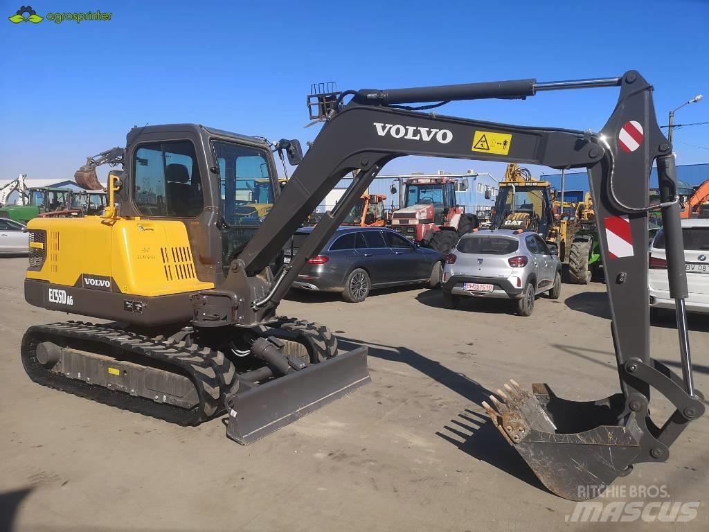 Volvo EC 55 D AG Mini bagri <7t