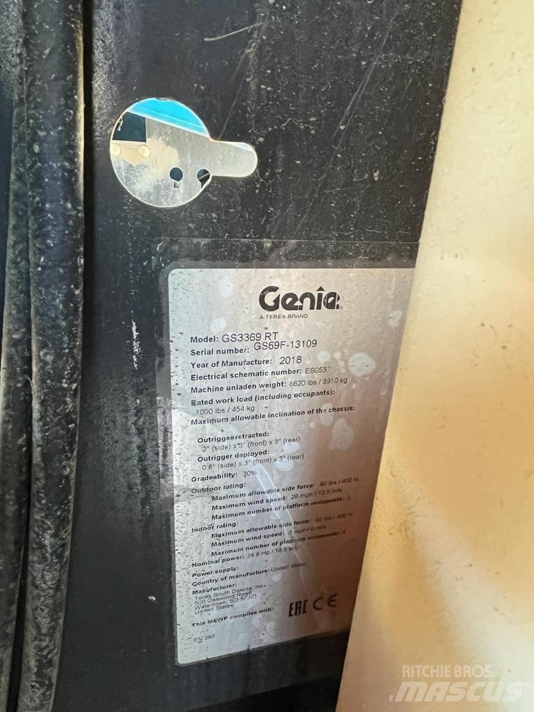 Genie 3369 Škarjaste dvižne ploščadi