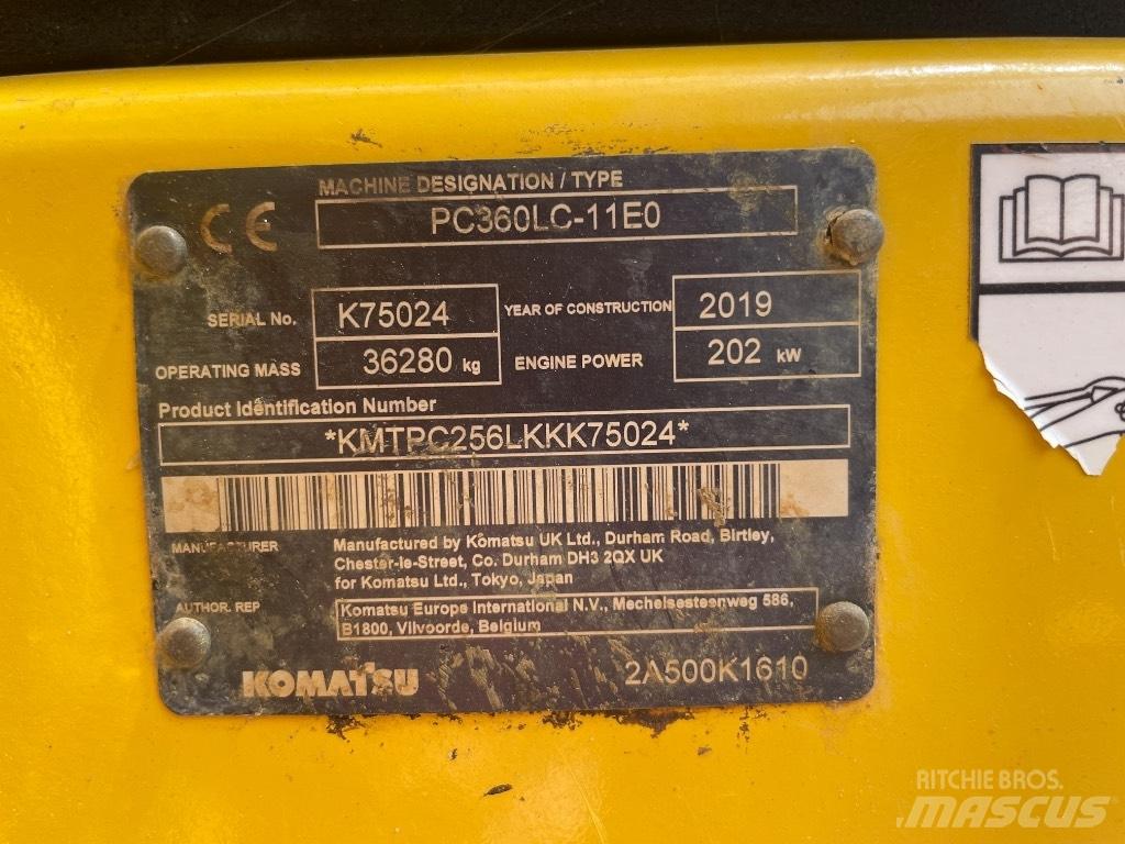 Komatsu PC 360 LC-11 Bagri goseničarji