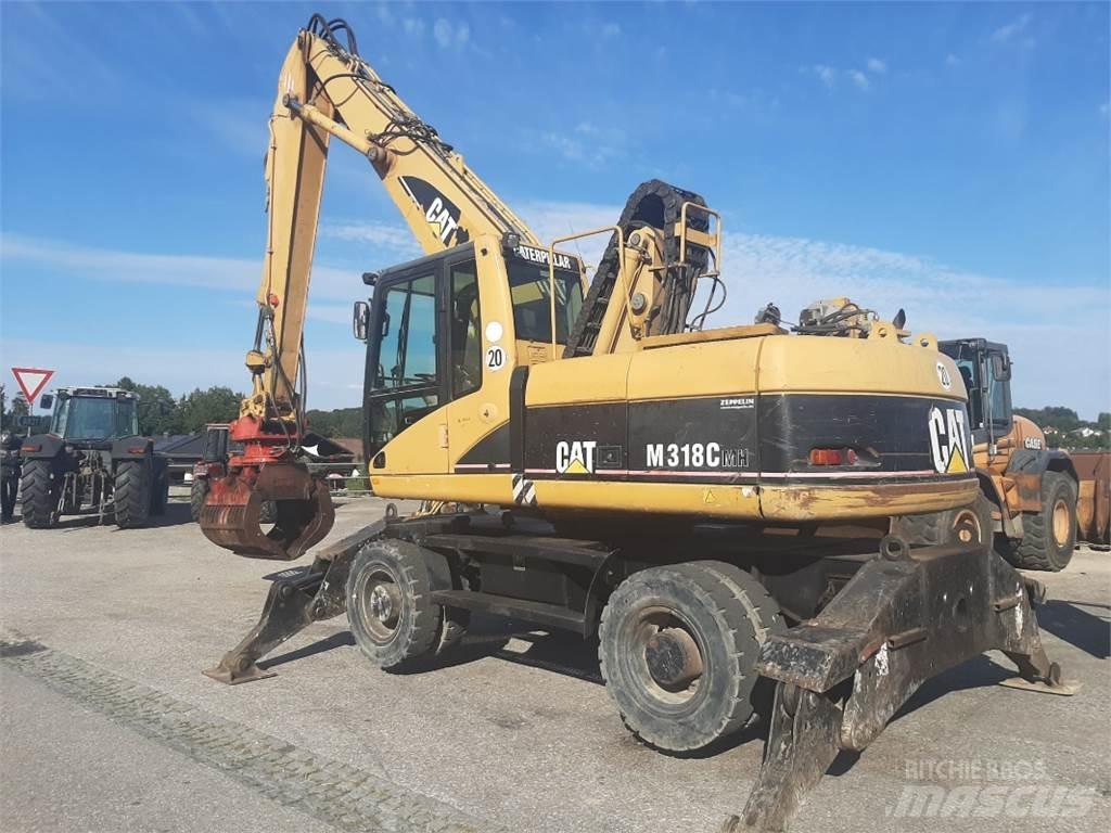 CAT M318C MH Bagri na kolesih