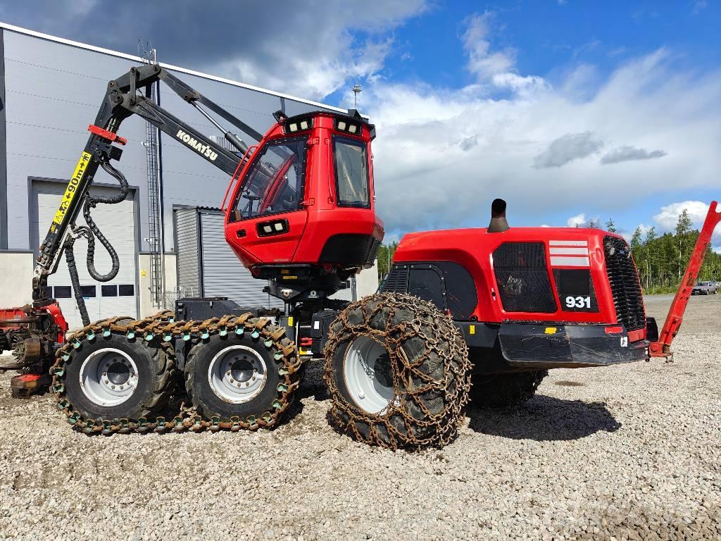 Komatsu 931 Harvesterji