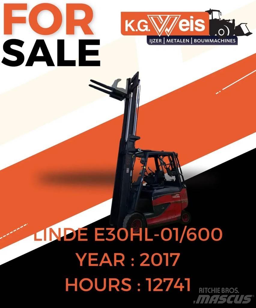 Linde E30HL01-600 Električni viličarji