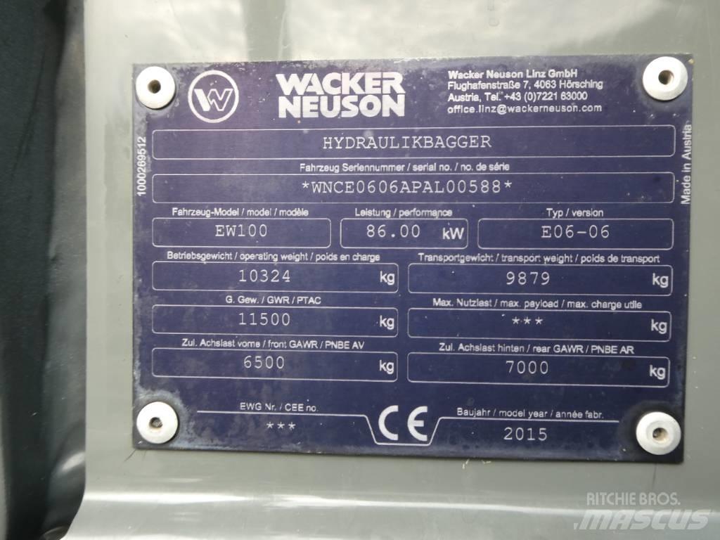 Wacker Neuson EW 100 Bagri na kolesih