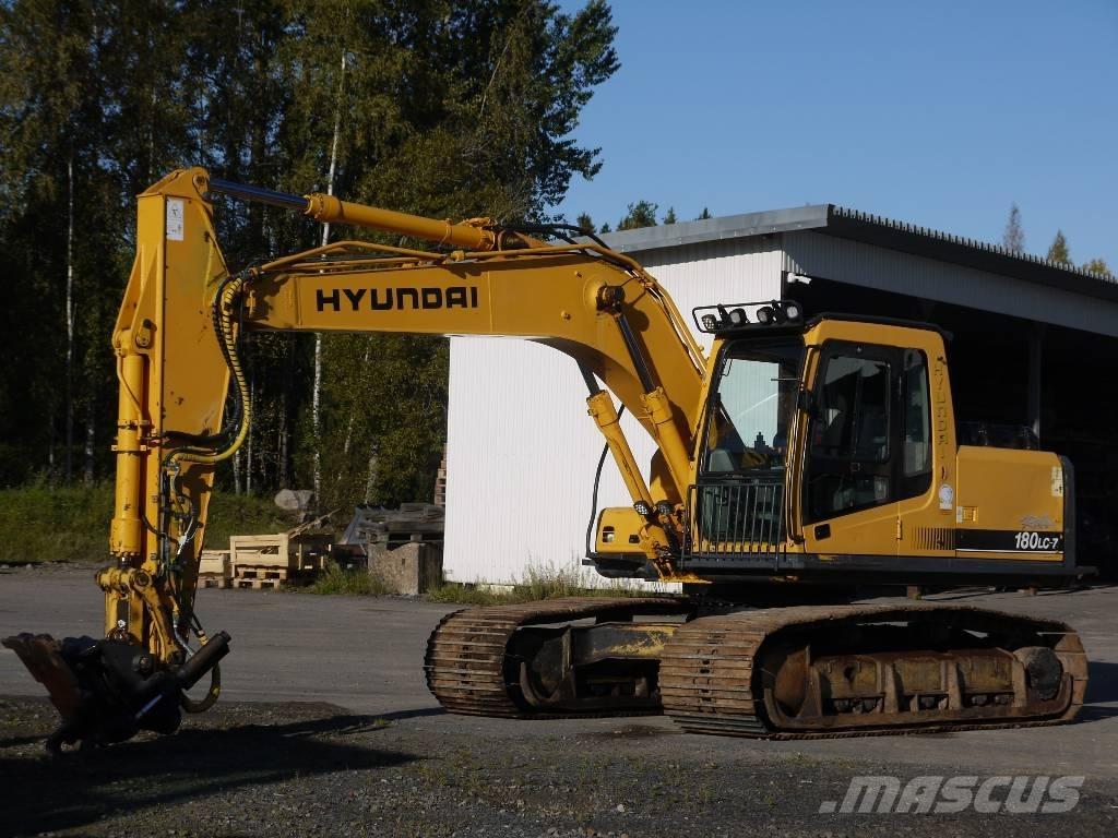 Hyundai R 180 LC-7 Bagri goseničarji