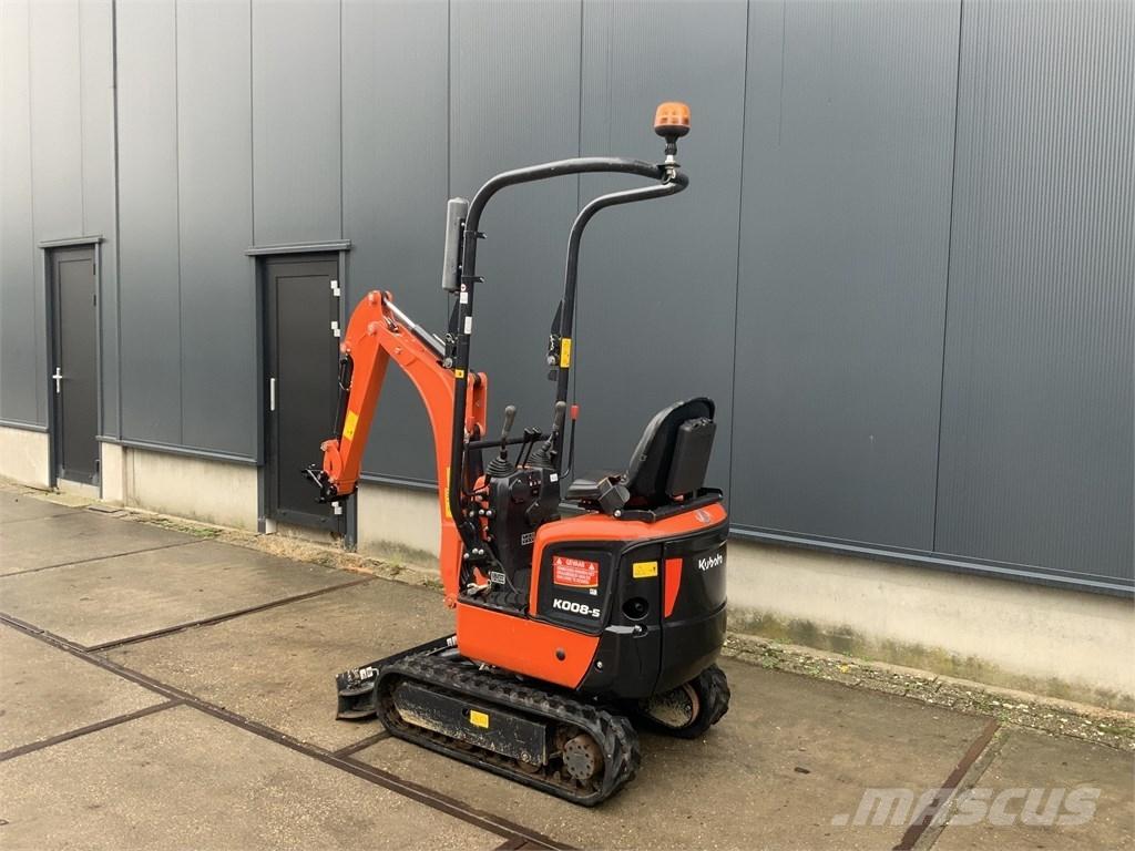 Kubota K 008-5 Mini bagri <7t