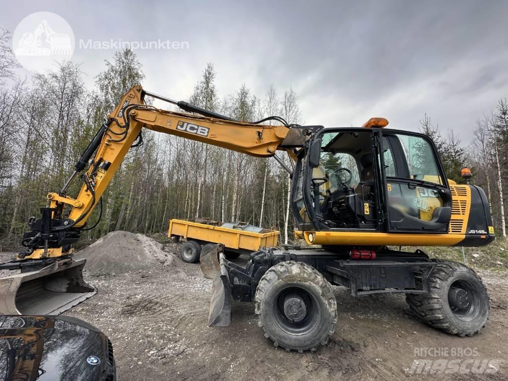 JCB JS 145 W Bagri na kolesih