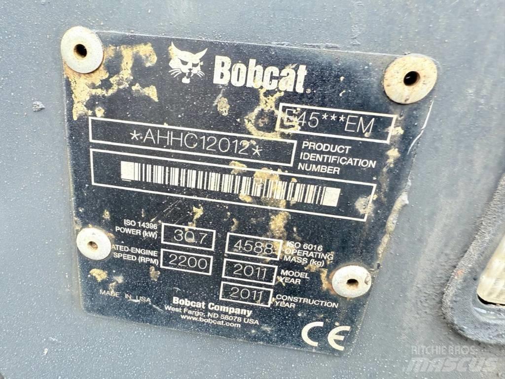 Bobcat E 45 EM Mini bagri <7t
