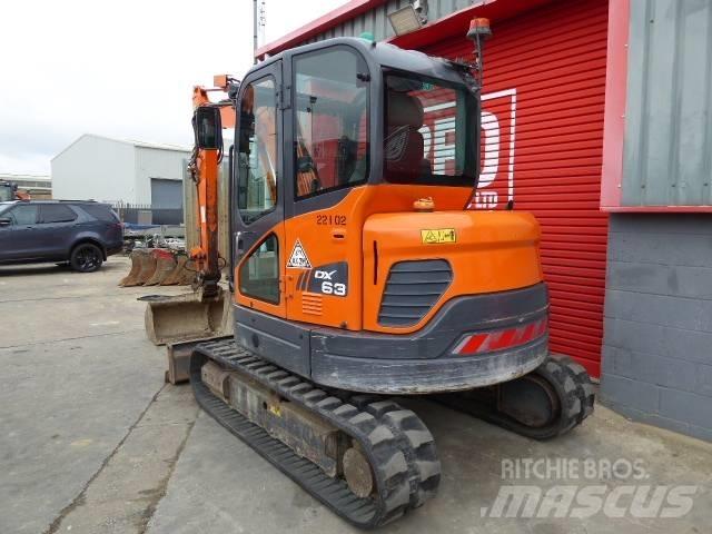 Doosan DX 63-3 Mini bagri <7t