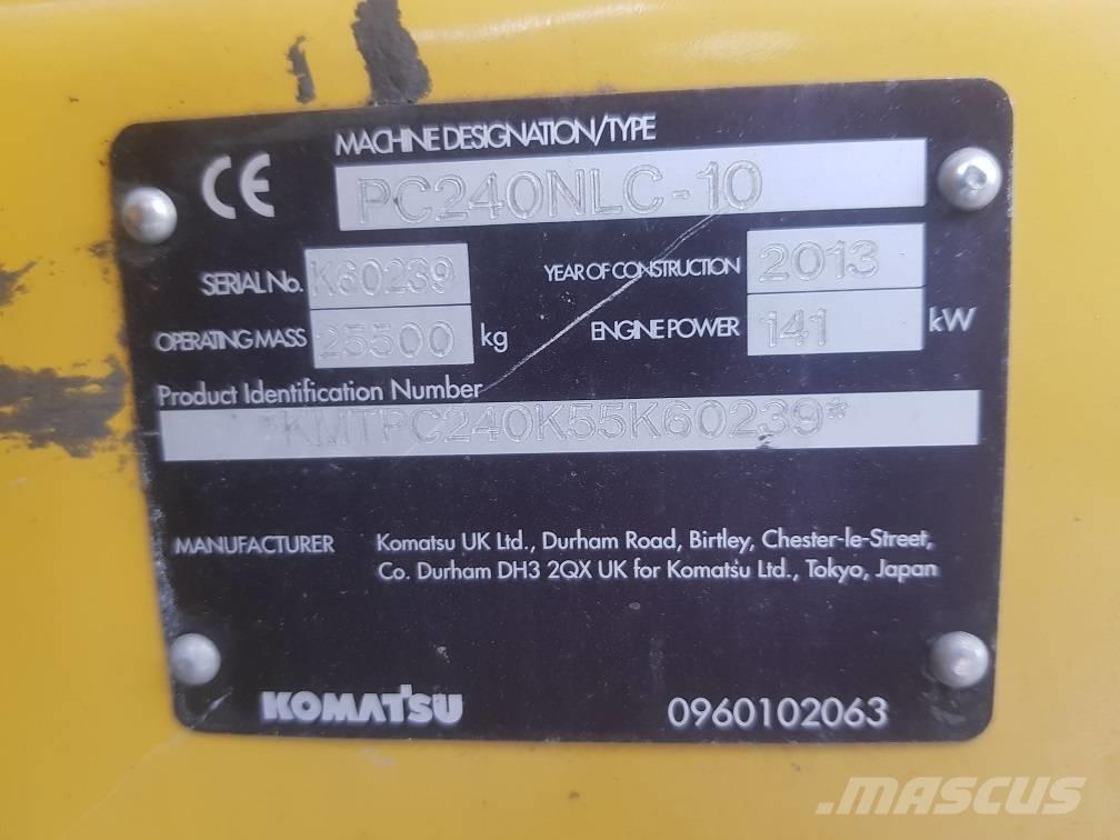Komatsu PC240NLC-10 Bagri goseničarji