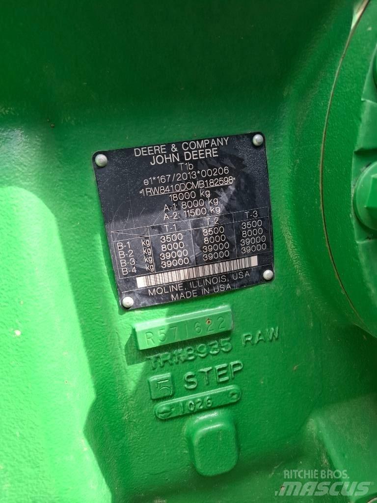 John Deere 8R410 Traktorji