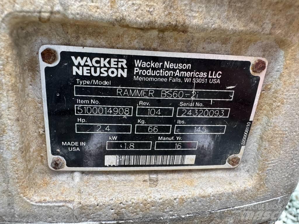 Wacker Neuson BS60-2 Vibro nabijači