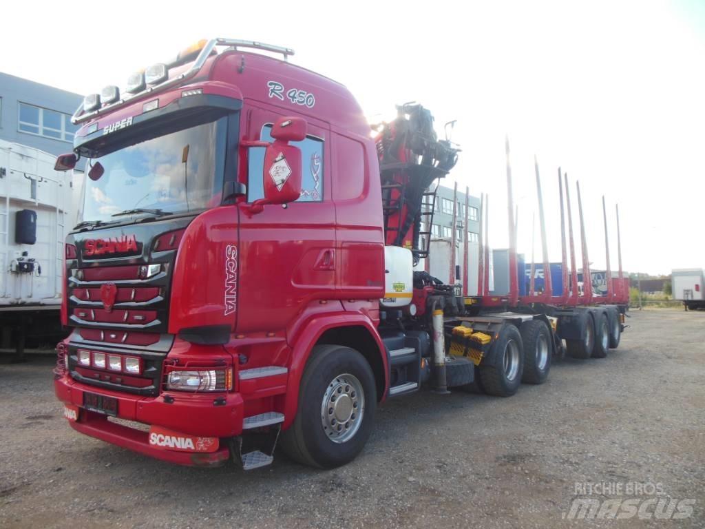 Scania R 450 Tovornjaki za hlode