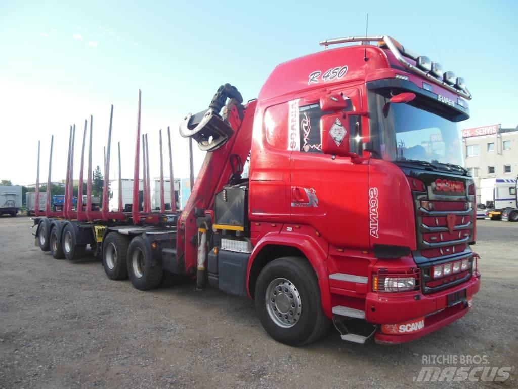 Scania R 450 Tovornjaki za hlode